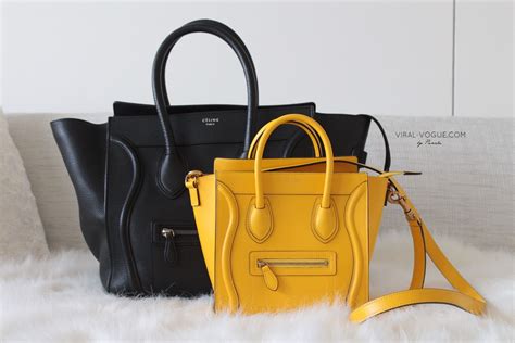 blue celine luggage tote|Celine luggage tote size comparison.